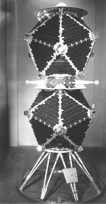 A first-generation Vela nuclear-detection satellite, part of the Cold War monitoring network