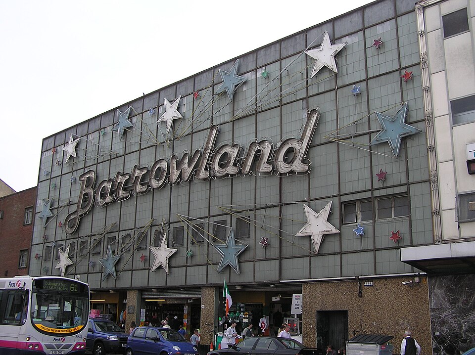 The Barrowland Ballroom on Gallowgate, Glasgow, with its distinctive neon-lit facade