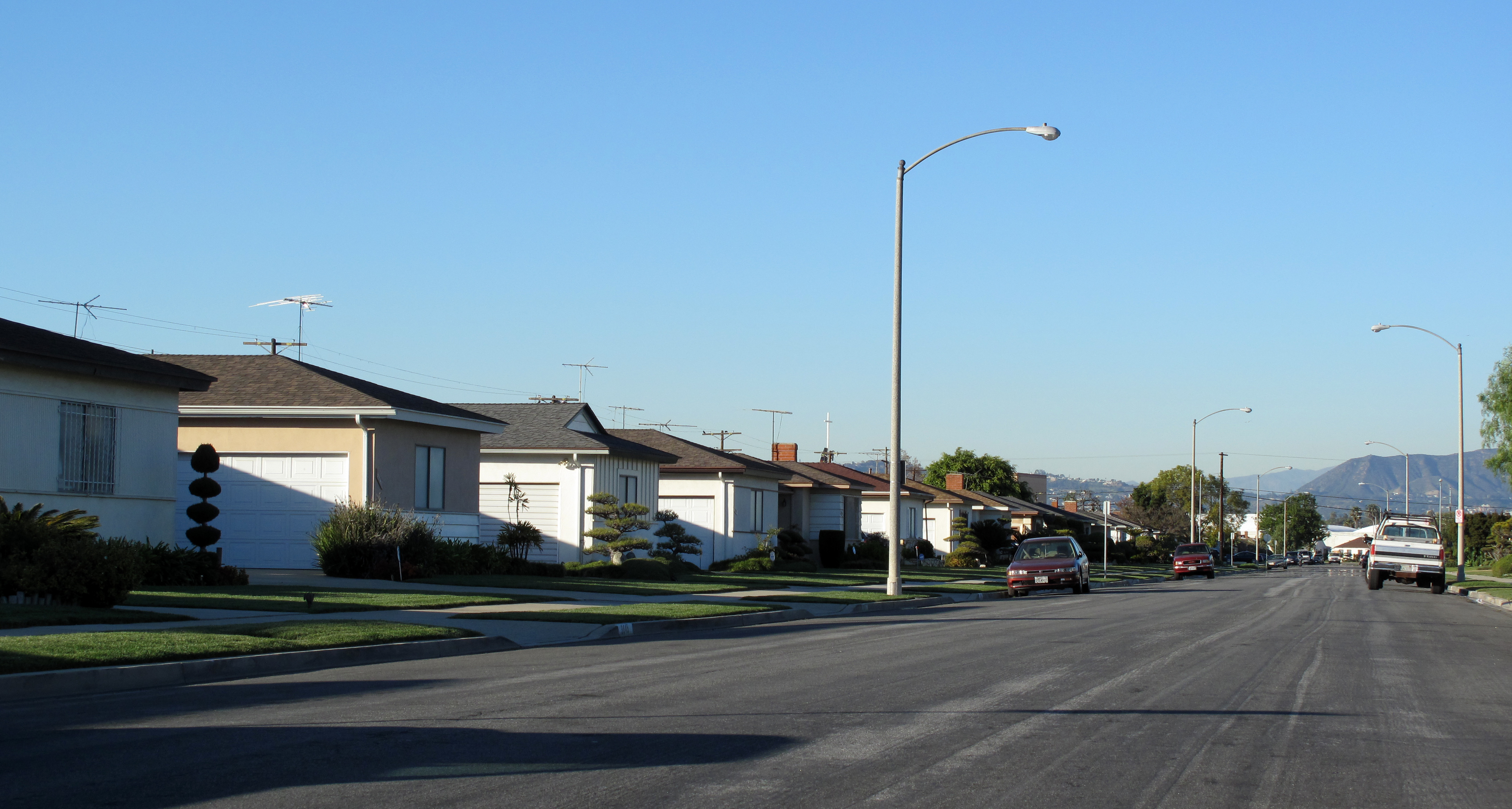 The 3800 block of South Norton Avenue in Los Angeles, photographed in 2011, where Elizabeth Short's body was found in 1947