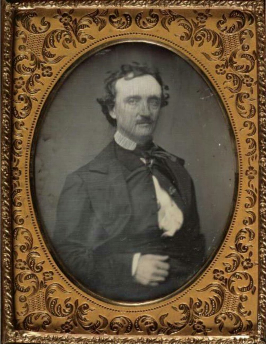 Edgar Allan Poe daguerreotype by William Abbott Pratt, September 1849, Richmond Virginia