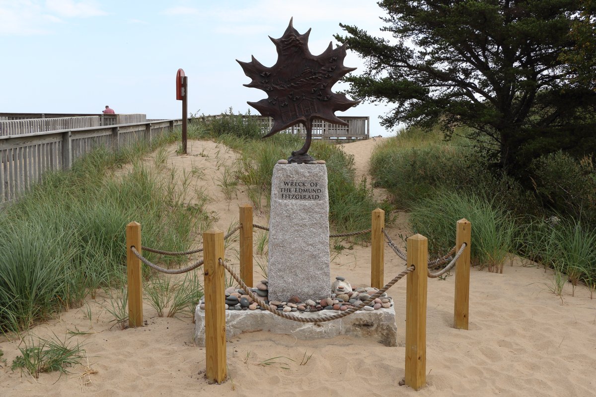 Edmund Fitzgerald memorial at Whitefish Point, Michigan