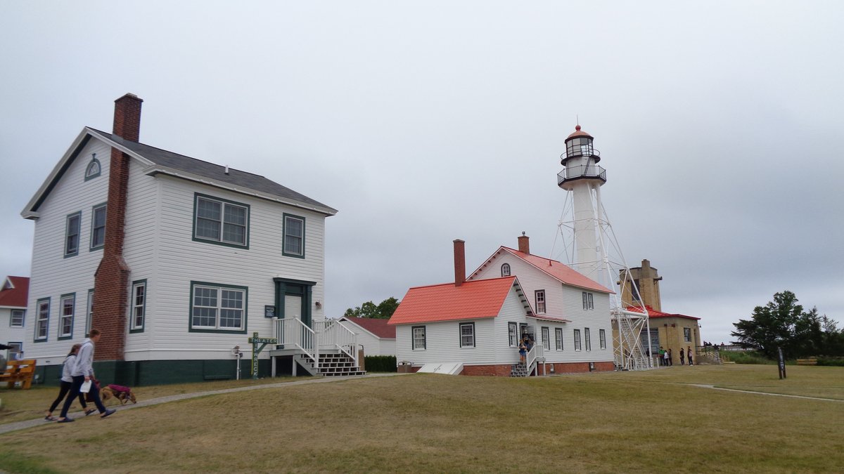 Whitefish Point Light in Michigan's Upper Peninsula