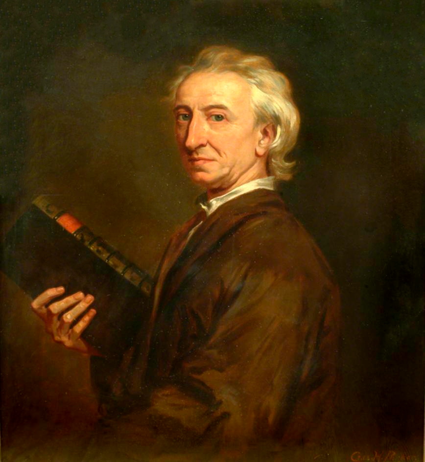 Portrait of the diarist John Evelyn, painted by Godfrey Kneller in 1687