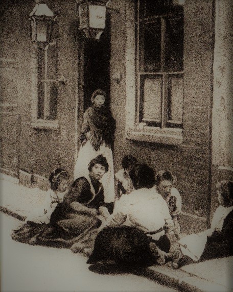 Whitechapel common lodging house, circa 1890