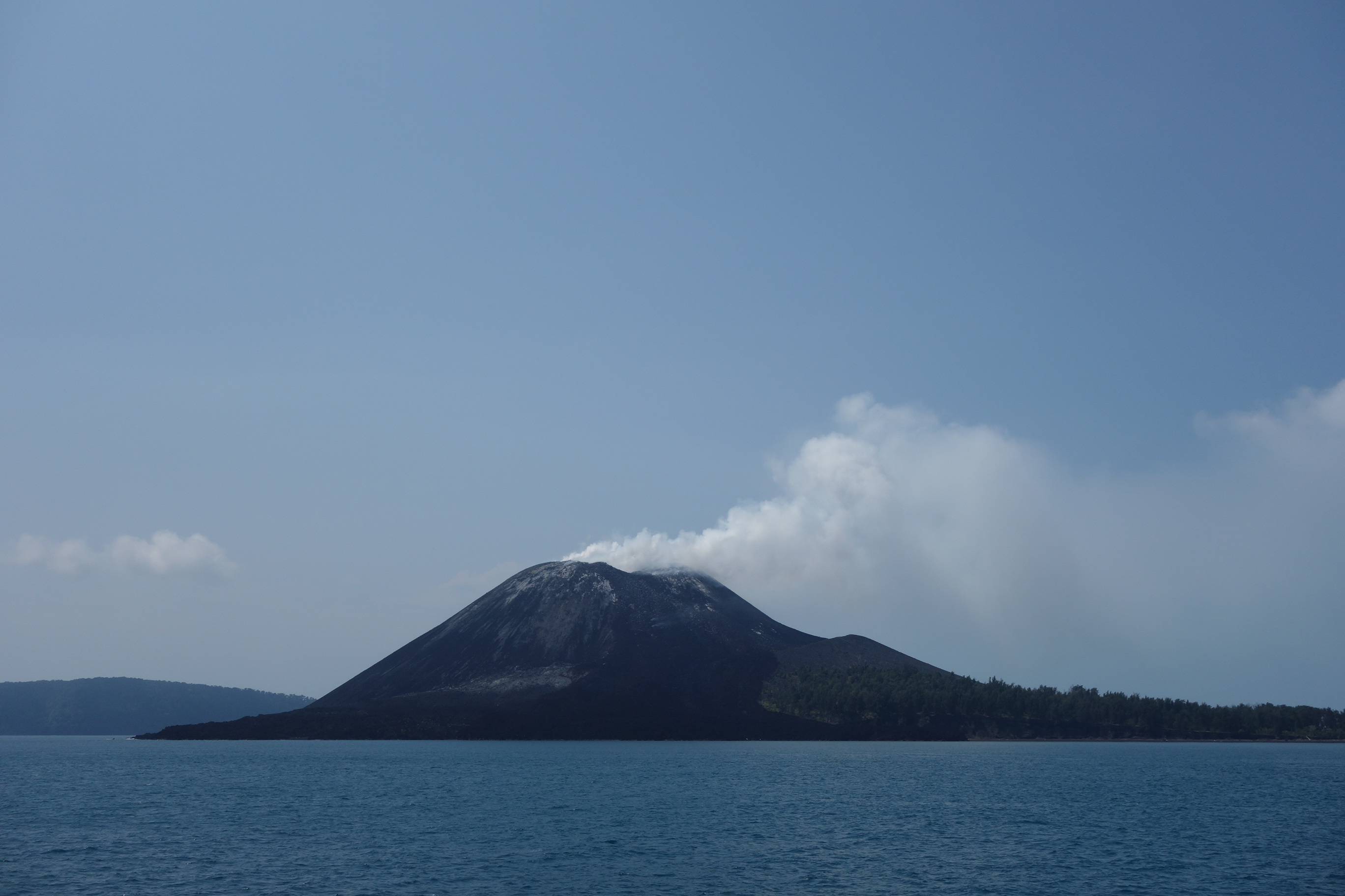 Anak Krakatau, the new island that emerged in 1927