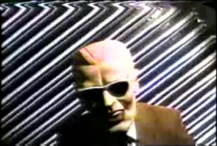 Unidentified person wearing Max Headroom mask during the 1987 Chicago broadcast signal intrusion