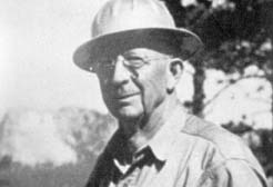 J Harlen Bretz, geologist, photographed in 1949