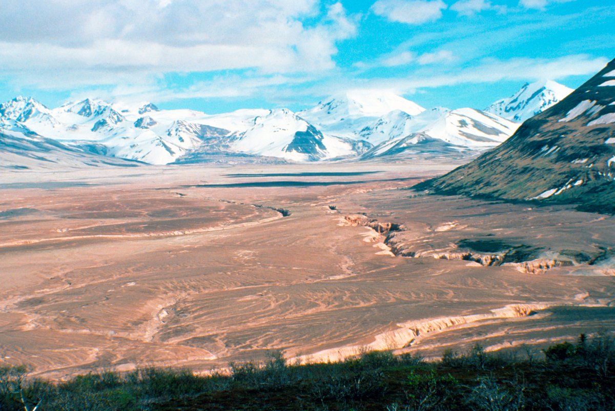 The Valley of Ten Thousand Smokes seen from the Overlook Cabin, Katmai National Park, Alaska