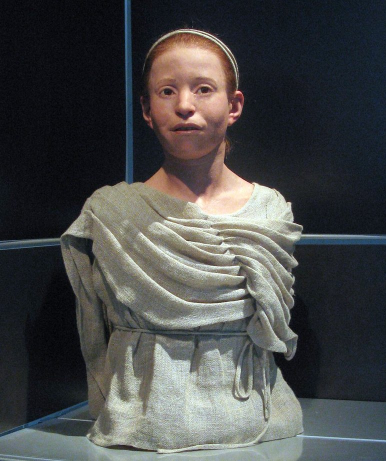 Facial reconstruction of Myrtis, an 11-year-old victim of the Plague of Athens