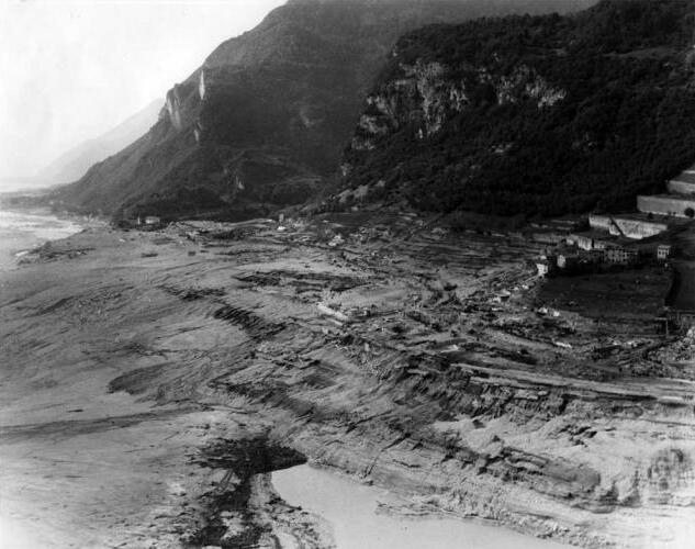 Longarone after the Vajont disaster