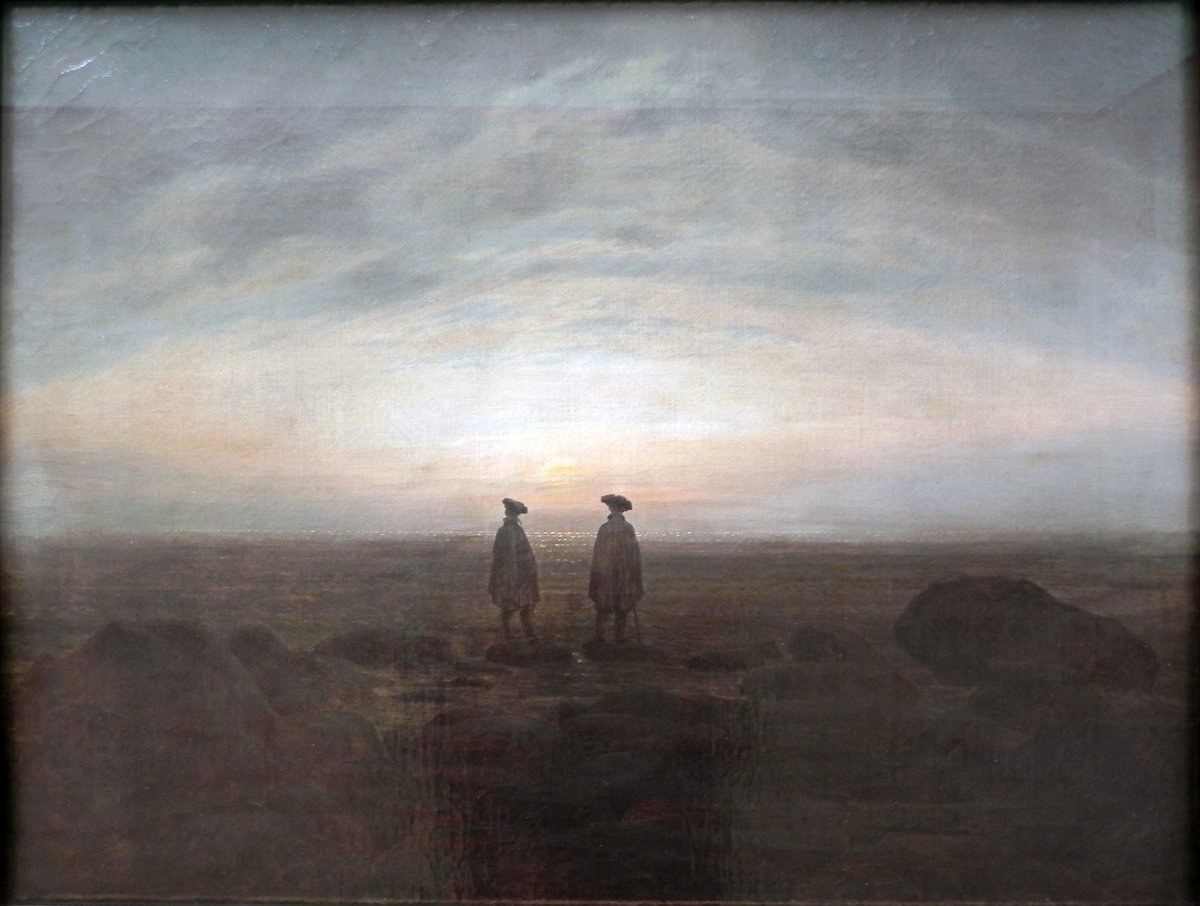 Caspar David Friedrich, Two Men by the Sea, 1817