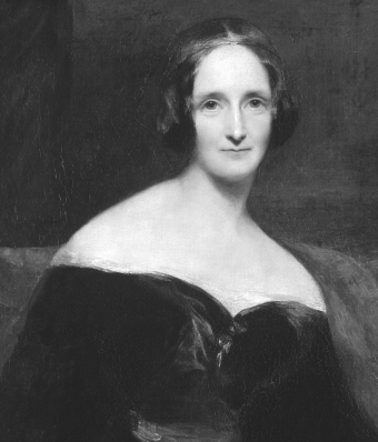 Portrait of Mary Shelley by Richard Rothwell, c.1840